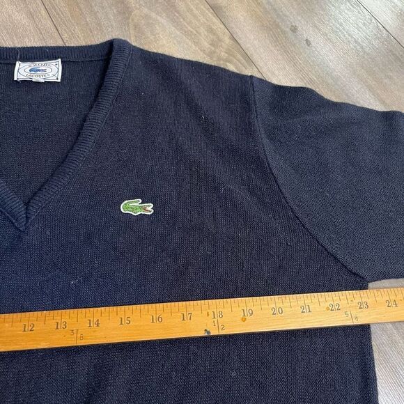 Vintage Izod Lacoste Dark Navy Casual Sweater Men XL - Picture 5 of 6